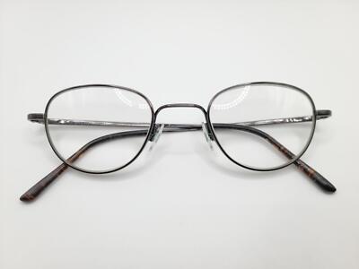 Eschenbach Women's Oval Eyeglasses Frames Gray TITANflex Flexible 45 21-135