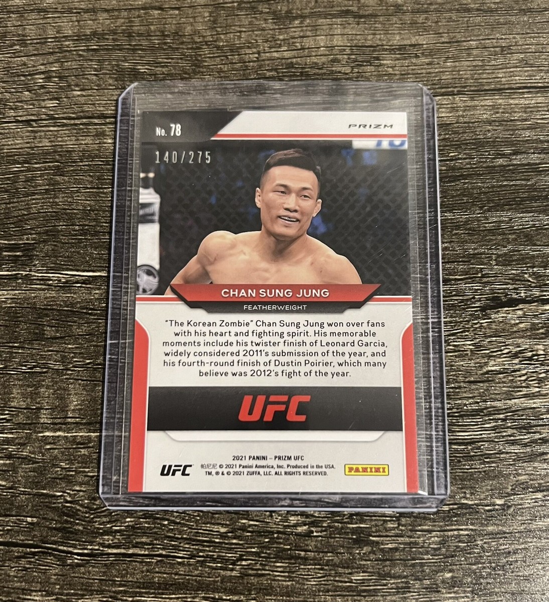 Topps - 25枚限定 UFC Chan Sung Jung 直筆サインカード CHAN SUNG JUNG 2024 Topps Chrome UFC SIGNATURES CARD AUTO | eBay
