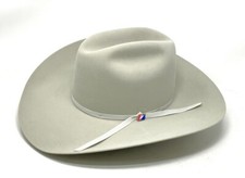 RESISTOL LEGEND 6X SILVERBELLY FUR FELT COWBOY HAT