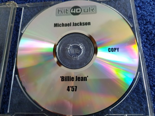 Michael Jackson Billie Jean acetate promo CD for collectors only - hit 40 uk - Foto 2 di 2