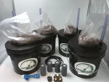 New Level Hydroponics - 4 Bucket Deluxe DWC System      w/ Venturi water change