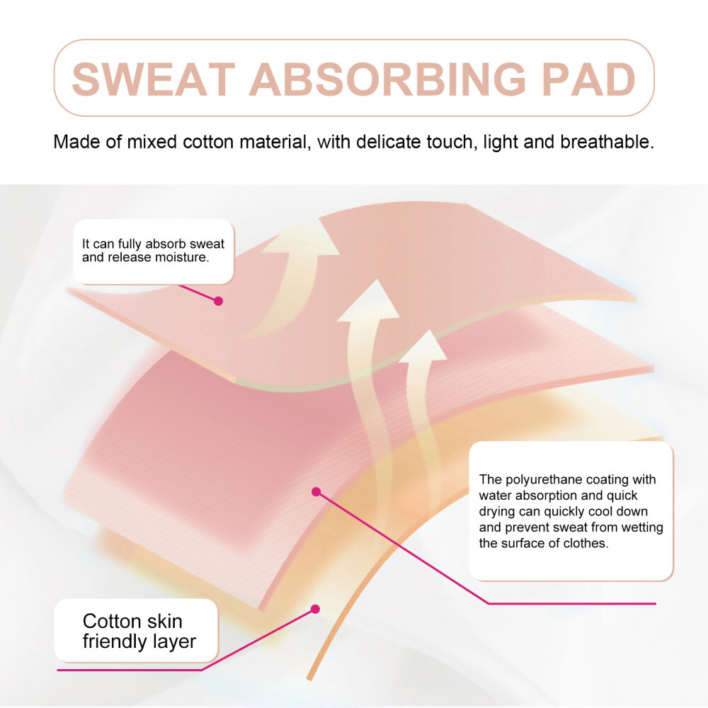 3 Pcs Underarm Sweat Pads Polyester (Polyester) Women's Womens Tankinis