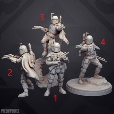 Legendary Bounty Hunter | 35mm | SW Legions | DnD Miniatures | Tabletop Gaming