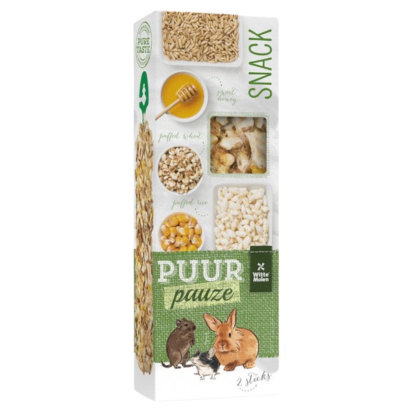 Witte Molen Puur Pauze Sticks Puffreis & Honig 110 G, Uvp 2,99 Eur, Neu-image