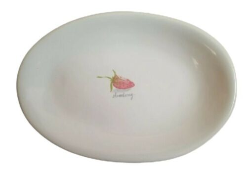 Rae Dunn Strawberry Oval Platter Artisan Collection By Magenta, 8