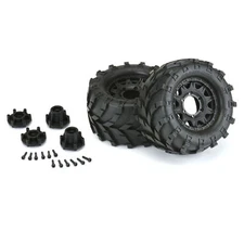 Pro-Line Racing 1/10 Masher 2.8 All Terrain Tires Mounted Raid 6x30 Wheels 2pcs
