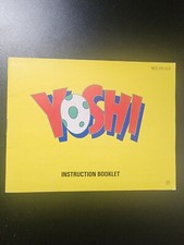 Yoshi NES Nintendo Instruction Manual Only