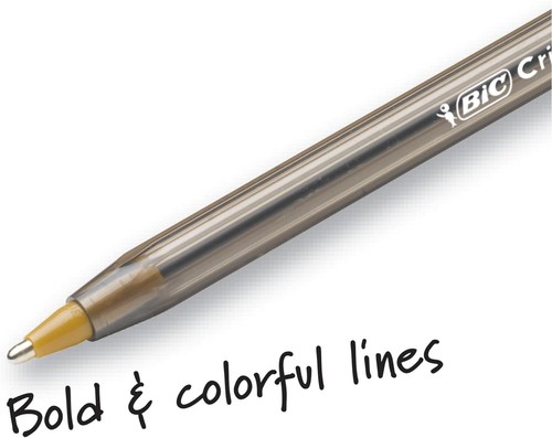 Bolígrafos BIC Cristal Xtra Bold, 24 unidades (paquete de 1), surtidos - Imagen 6 de 7