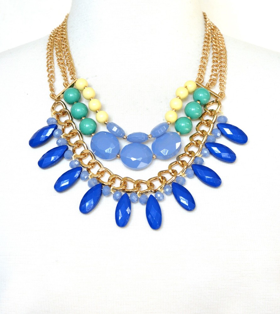Elegant Wedding Bridal Statement Necklace for Parties and Special Occasions Elegant Wedding Bridal Statement Necklace for Parties and Special Occasions