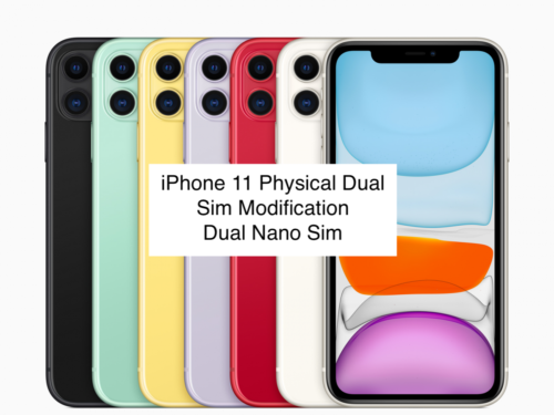Apple iPhone 11 Physical Dual Sim Modification A2111 A2223 Two Nano SIM  card OEM