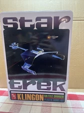 AMT-ERTL Star Trek Mo  Klingon Battle Cruiser Tin Model Kit - Opened Box