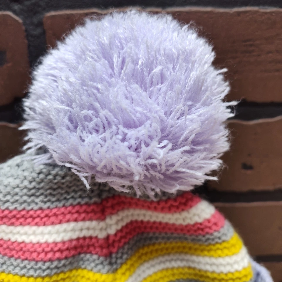 Boné de inverno Bluey the dog kids gorro pom malha meia 2t-5t aquecedor de cabeça - Imagem 2 de 4