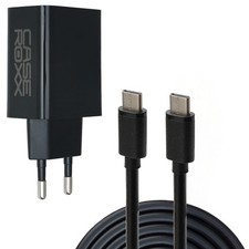 caseroxx USB Type-C Power Delivery Ladegerät und Kabel, passend für Teufel Booms