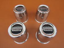 4 Vintage Orig Nos American Racing Mag Wheel 3 14 Push Thru Metal Center Caps 4 Vintage Orig Nos American Racing Mag Wheel 3 14 Push Thru Metal Center Caps