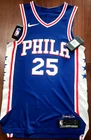 Brand New! NBA Philadelphia 76ers #25 Ben Simmons NIKE Authentic Jersey size 40