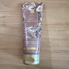 Bath Body Works Cozy Vanilla Bourbon Body Cream 8 oz