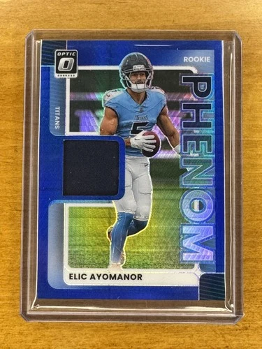 2025 Donruss Optic Elic Ayomanor Blue Hyper (RAW)