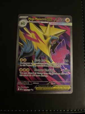 Mega Manectric ex 158/132 Me01: Mega Evolution Holo