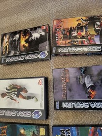 SEGA SATURN 10 Game Bundle mighty hits, alone in the dark, panzer dragoon More!