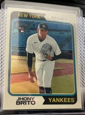 2022 topps heritage Jhony Brito rookie card /999