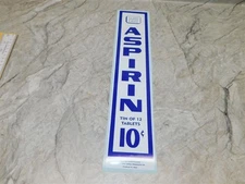 10C Aspirin Vending Machine Sticker V-88