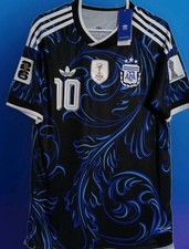 Men's Argentina Lionel Messi 2026 World Cup On Field Official Jersey  Size L