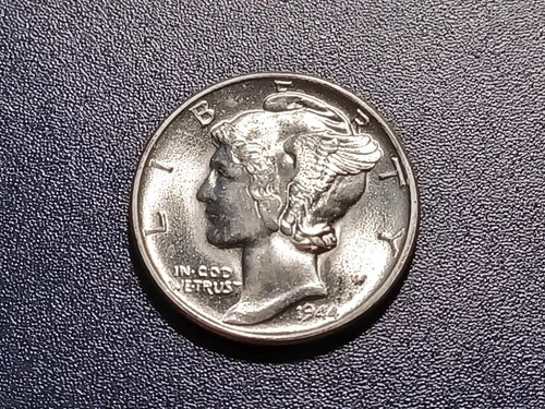 Gem BU 1944-P Mercury Dime