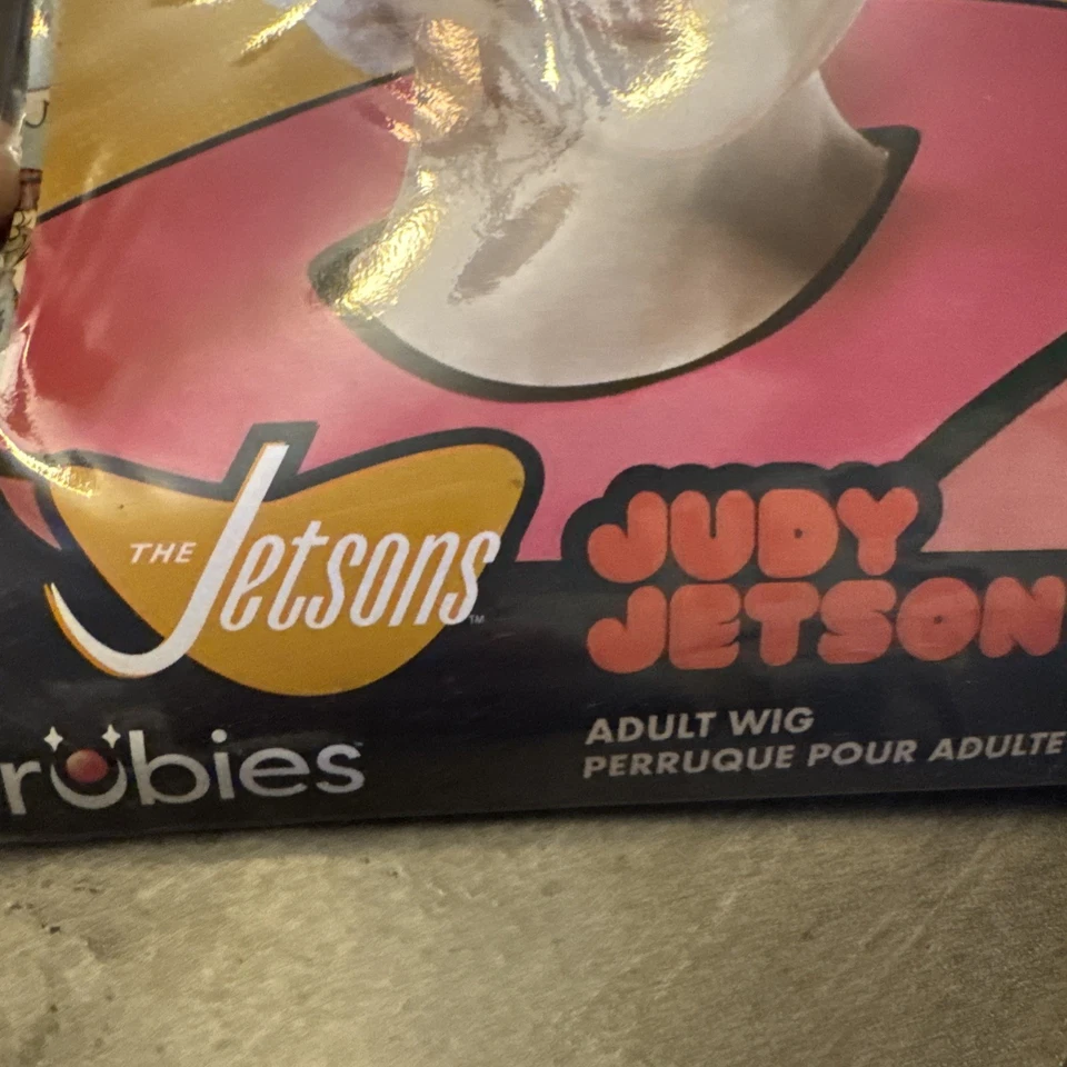 Peluca para mujer RUBIES The Jetsons Judy Jetson blanca nueva en paquete Foto 2 de 4