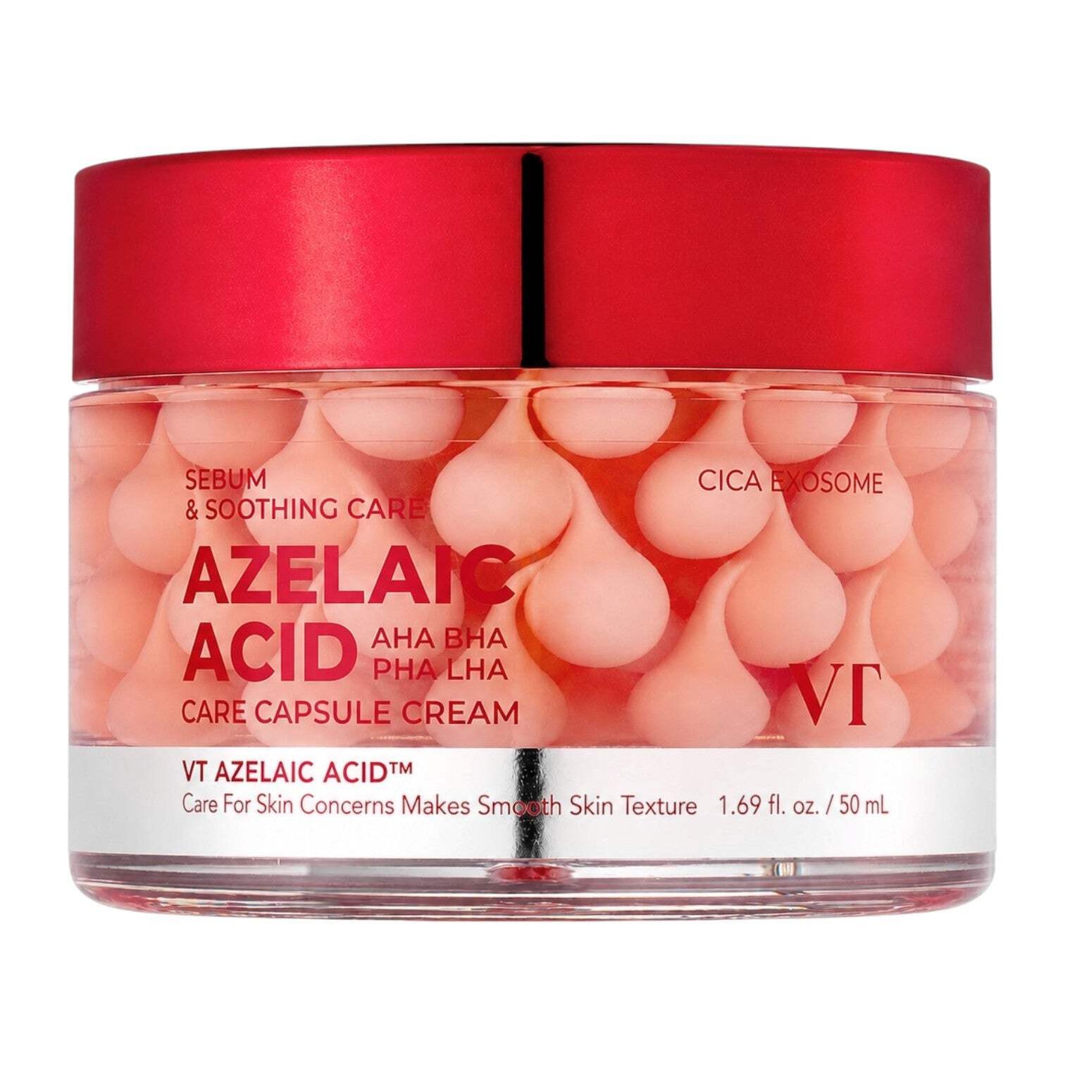 Vt Cosmetics Azelaic Acid Care Capsule Cream Soothing Face Cream Against Imperfections In Acne-Prone Skin 50 Ml - Image 2