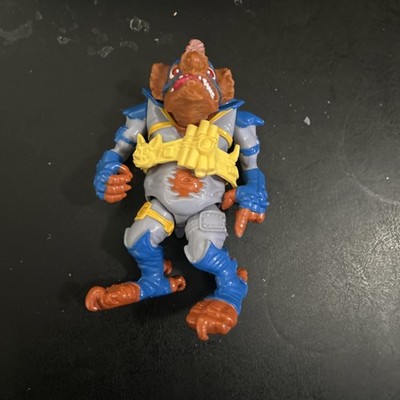Vintage 1990 TMNT Ninja Turtles Figure Wingnut and Screwloose With Belt!