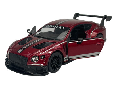 KINSMART BENTLEY CONTINENTAL GT3 ROT 1:38 NO BOX DIE CAST METAL MODEL NEU KT5417
