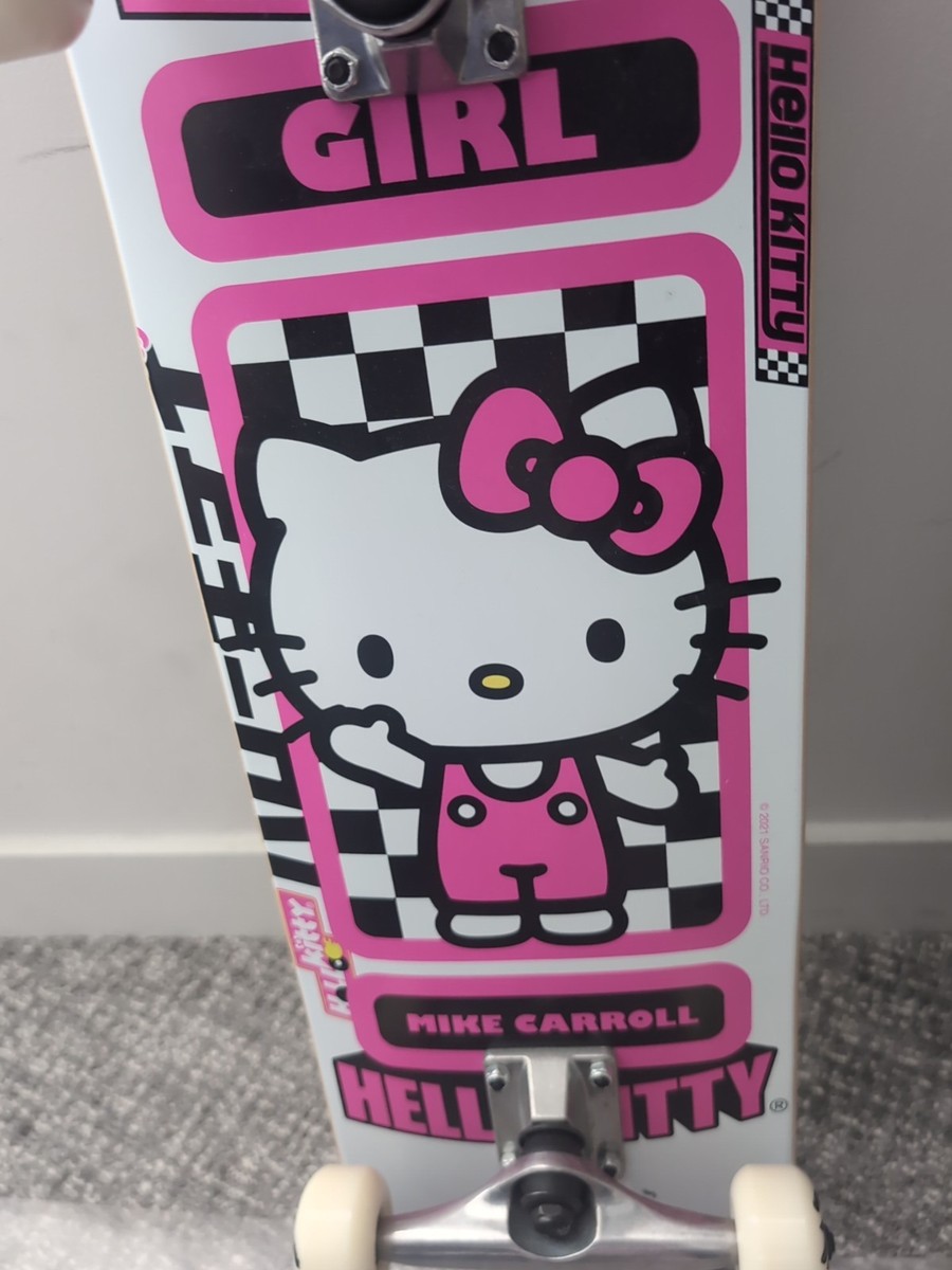 New Mike Carroll x Girl Hello Kitty Skateboard Limited Edition | eBay
