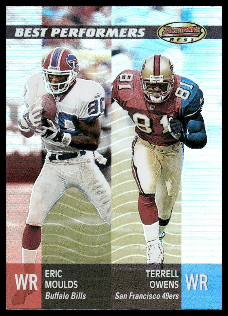 Eric Moulds / Terrell Owens 2001 Bowman's Best #100