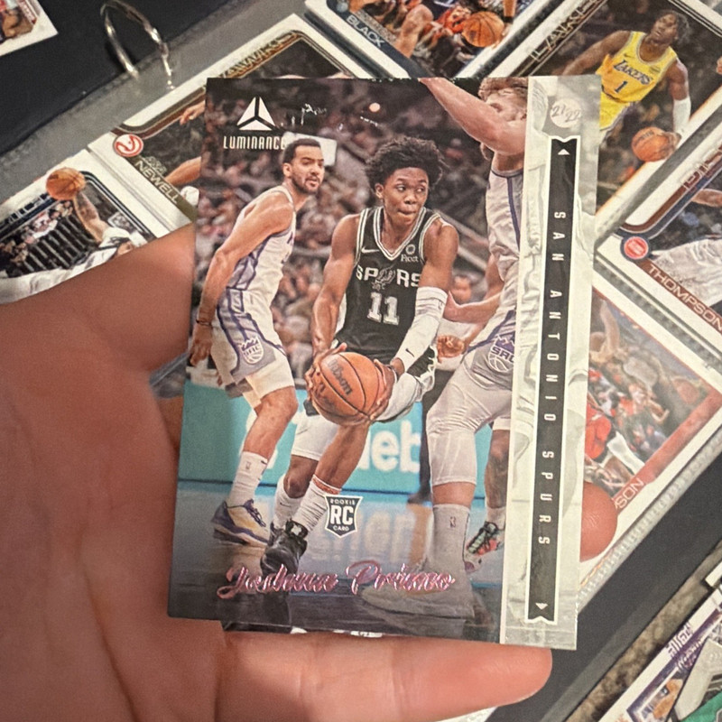 Panini Luminance Rookie Portraits Devin Vassell Rookie Card #10 Spurs NBA