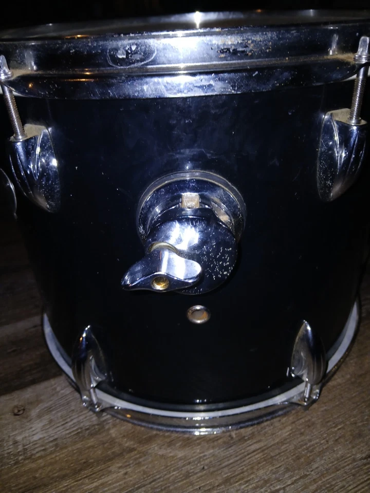 Ludwig Accent Combo CS Negro 13x10 pulgadas Rack Tom Tambor Foto 4 de 4