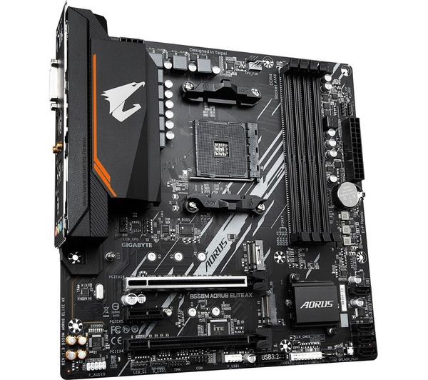 GIGABYTE B550M AORUS ELITE AX Motherboard - AMD Ryzen AM4 socket