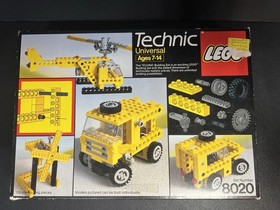 Lego 8020 Technic Universal Building Set 100% Complete w/ Box & Instructions