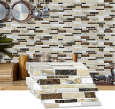 12 Pieces Stickers for Tiles, Adhesive Tiles Kitchen Adhesive Tiles pe