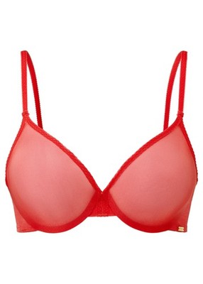 ''Top Qualiät'' Gossard sexy Glossies nahtloser BH knall rot