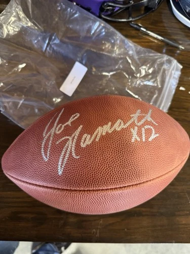 Joe Namath X 12 Autographed Football Verified Three Times