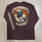 Vintage Y2K Orange County Choppers T shirt Long Sleeve Bulldog Brown Mens Large
