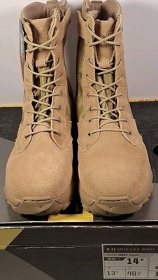 5.11 TACTICAL MEN'S 14 SPEED 3.0 DESERT COYOTE SIDE ZIP 8