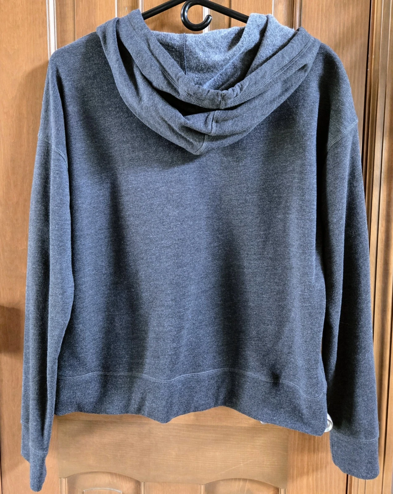 UNDERCOVER felpa donna VICTORIA'S SECRET grigia New York rosa taglia large BELLA!