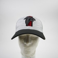 Atlanta Falcons New Era 39thirty Fitted Hat Unisex Gray/Black Used