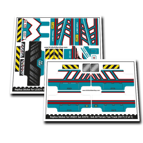 Replacement Sticker For Set 42070 - 6X6 All Terrain Tow Truck-image