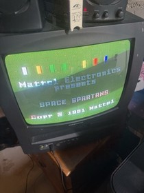 Intellivision 2 Console W/ Intellivoice 4 Games Tested Space Spartans Skiing