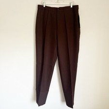 NWT Vtg Levi  s Bend Over Straight Leg Pants Brown Slacks Dacron Polyester Sz 20
