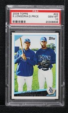 2009 Topps Classic Combos Checklist David Price Evan Longoria PSA 10 GEM MT 9d9