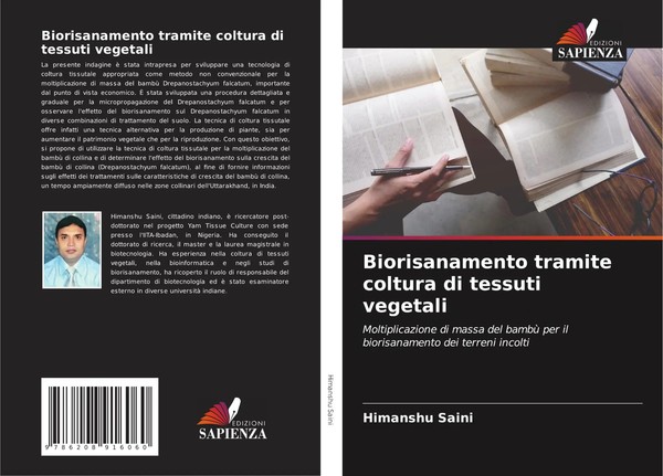 Biorisanamento Tramite Coltura Di Tessuti Vegetali Himanshu Saini Taschenbuch-image