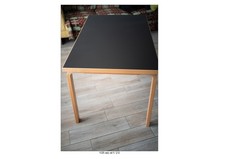 Artek Alvar Aalto Table. Black Linoleum top. Very nice.